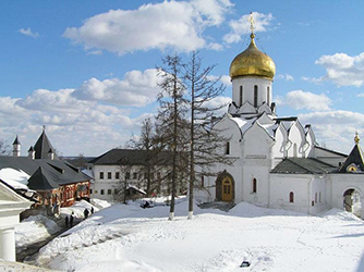 Саввино-Сторожевский монастырь в Звенигороде. 